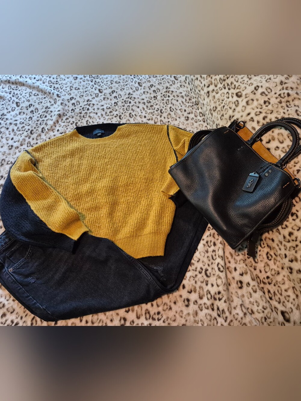 Colorblock Knit Sweater